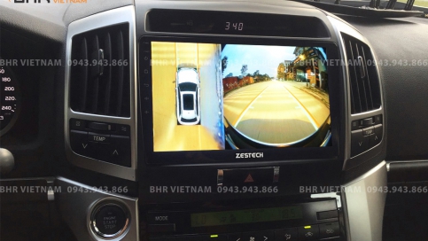 Màn hình DVD Android liền camera 360 xe Toyota Land Cruiser 2008 - 2015 | Zestech Z800 Pro+